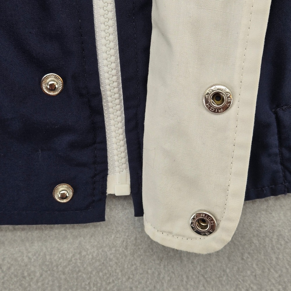 Nautical Sailing Colorblock Windbreaker Jacket Medium Gorpcore 90s Coastal Vtg - Picture 8 of 12